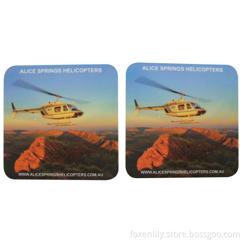 PVC EVA Made Cup Mat for Branded Logo Promotion